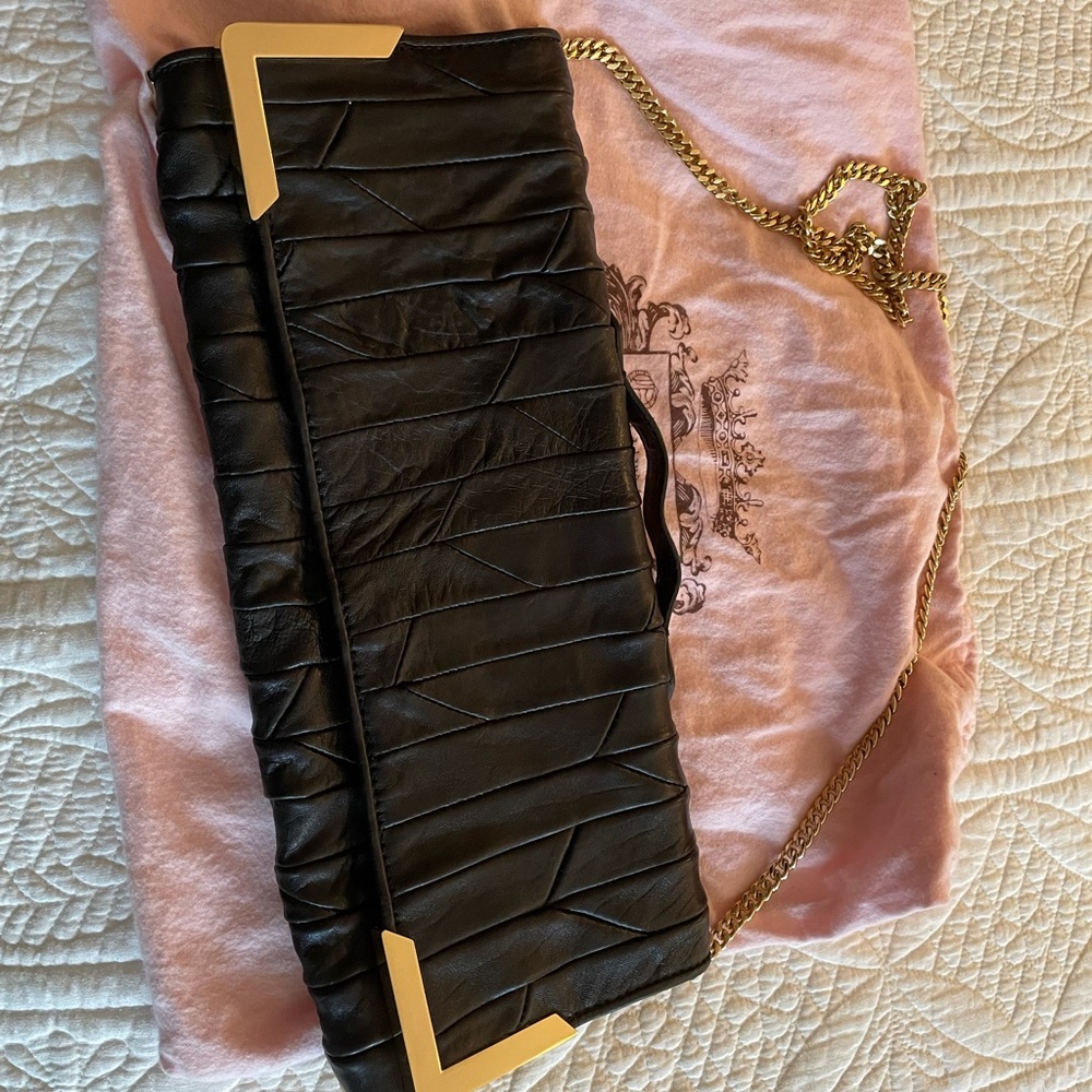 Juicy Couture Quilted Leather Shoulder/Clutch Purse